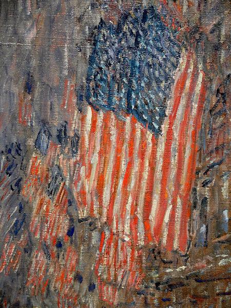 Childe Hassam Flags on the Waldorf France oil painting art